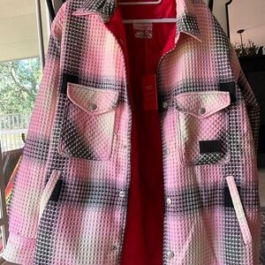 Diesel lined oversized shirt